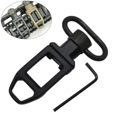 Quick Release Detachable Ambush Loop Point Sling Swivel picatinny Rail QD Mount