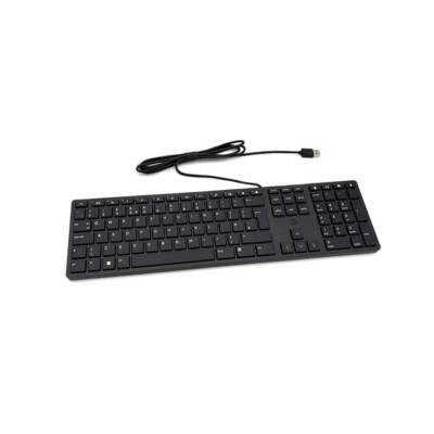 HP USB-Tastatur 320K, Tastatur Layout Englisch - QWERTY, schwarz (mk)