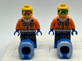 LEGO City Arctic Explorer minifigure x2 snowshoes 60036 cty0492 cty0497