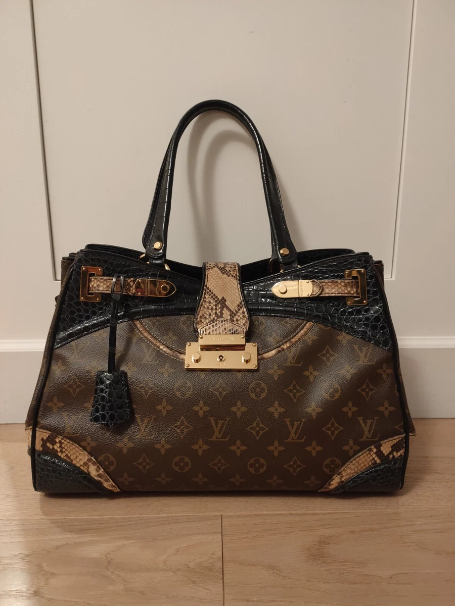 Borsa V Tote BB in pelle blu Louis Vuitton - Seconda mano / Usata