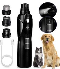 Electric Dog Nail Trimmer, Rechargeable Dog Nail Grinder for Large Dogs