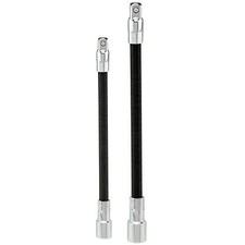 2pc Flexible Socket Extension 14 X 6 38 X 8 Long Ratchet Set Flex Tool