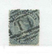 Turks Islands 1867 1/ used