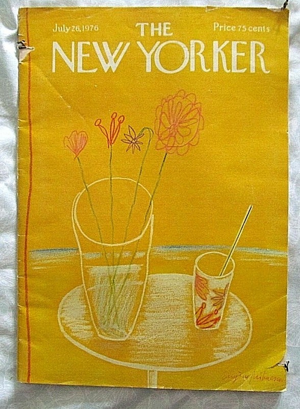NEW YORKER MAGAZINE 1976 July 26 COMPLETE MAGAZINE! Eugene Mihaesco cover art