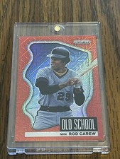 2022 Panini Prizm Baseball Rod Carew Old School Red Mojo Prizm #'d/149