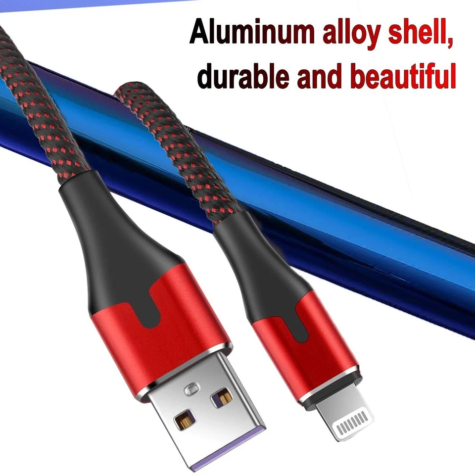 Short Lightning to USB Cable 1ft, 3Pack for Apple MFi Certified Phone Charging - Image 4 of 4