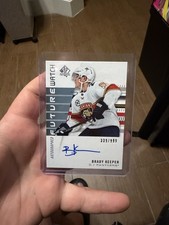 2019-20 SP Authentic Future Watch Auto Rookie #167 Brady Keeper /999 Panthers