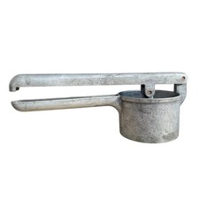 Vintage Simplex Potato Ricer Vegetable Masher Cast Aluminum Silver Made In Italy