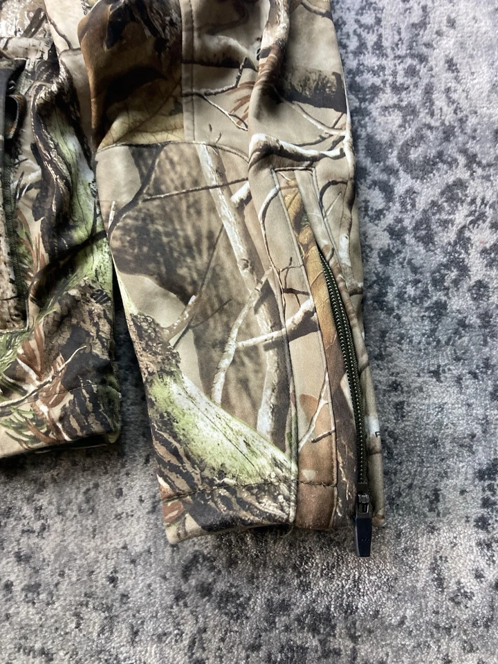 Scent Lok 夹克迷彩 Realtree ap hd 全拉链男式 L 白尾精英狩猎 — 第 2/4 张图片