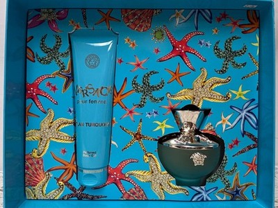 NIB Versace Dylan Turquoise by Versace, 2 Piece Gift Set for Women