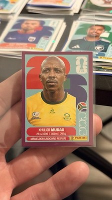 Panini FIFA World Cup 2026 Soccer Sticker Khuliso Mudau RSA 9 Purple Parallel