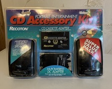 Vintage Recoton Portable Entertainment Cd Accessory Kit NOS 1996
