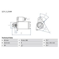 Bosch 0 986 024 200 Starter