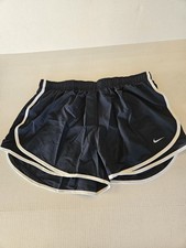 Nike Women's Tempo Dri Fit Running Shorts Navy Blue XL Brief Lined 831558-475