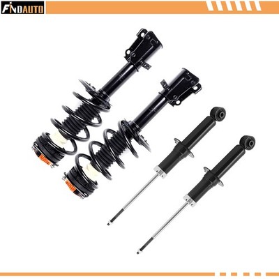 F+R (4) For 2011-2019 Dodge Journey Complete Struts & Shocks Coil Spring Mounts