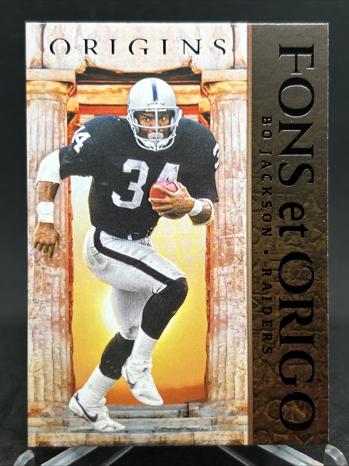 Bo Jackson Case Hit 2025 Origins Fons Et Origo Raiders HOF SP Panini