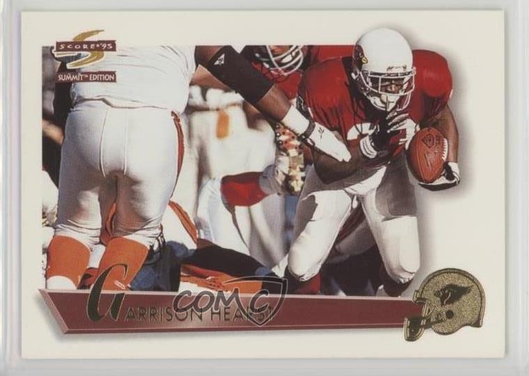 Garrison Hearst #106 1995 Score Summit Football