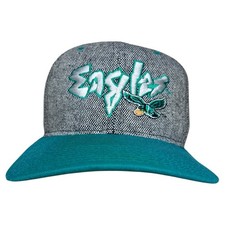 Vintage 1990s Philadelphia Eagles New Era Spell Out Two Tone Snapback