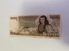 MEX Bank Notes: El Banco de Mexico S.A, 1000 Pesos 1981 Serie LC Serie. F0F46475