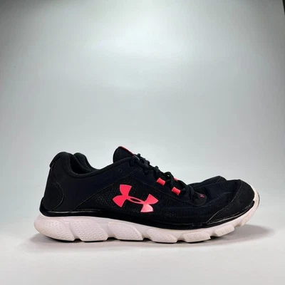 Zapatillas Under Armour Micro G Assert 7 Negro Rosa 3020674-002 Mujer Talla 11 - Imagen 1 de 4
