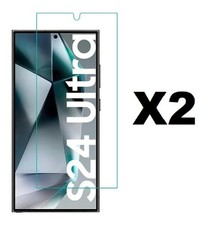 2-Pack Clear Tempered Glass Screen Protector for Samsung Galaxy S24 Ultra