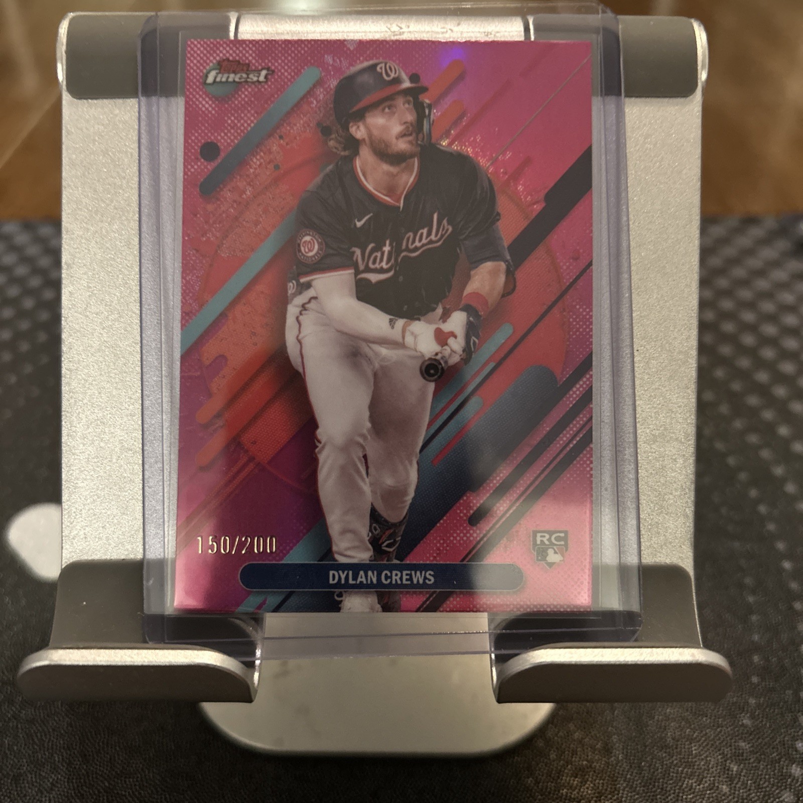 Dylan Crews 2025 Topps Finest RC MAGENTA Refractor /200 Card #280 RARE