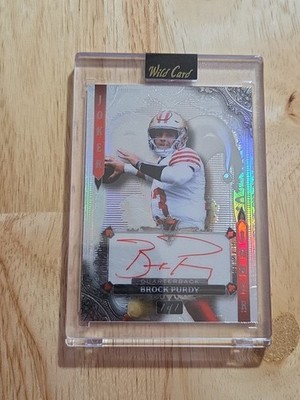 2024 Wild Card 7 Card Studs BROCK PURDY Joker Autograph 1/1 49ers Auto SP