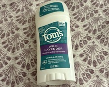 Toms of Maine Deodorant Long Lasting Wild Lavender 2.25 oz Sealed