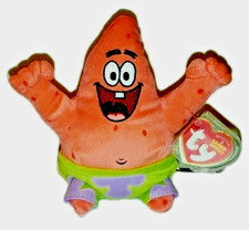 Ty Beanie Baby - PATRICK STAR (Best Day Ever) 6.5" (Spongebob Squarepants) MWMTs