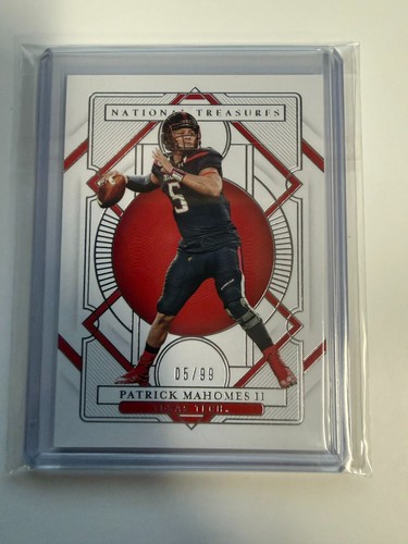 JERSEY # MATCH 2021 Panini NATIONAL TREASURES Patrick Mahomes 5/99 FM