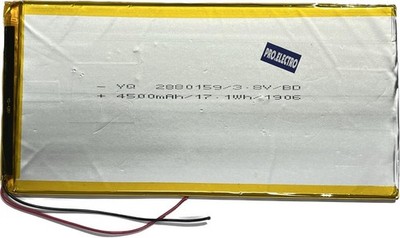 PRO ELECTRO Tablet Battery YQ 2880159 3.8V 4500mAh