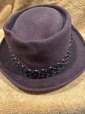 CHAMP Feel The Felt Fedora Hat Brown Vintage Men s Size 7 60top