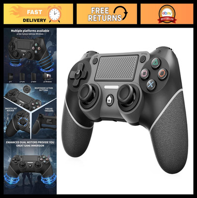 Wireless PS4 Controller with Dual Vibration, 1000mAh Battery, 6-Axis Sensor