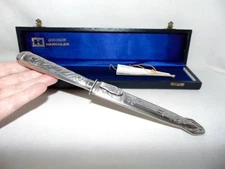 1970s HERCULES Qualidade Inox GELODUR Gaucho Cowboy Boot Knife, Clip, Box