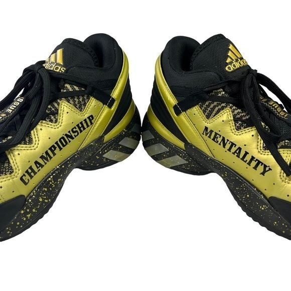 Adidas DON Issue 2 Basketball Shoes Mens 8 Black Gold  display picture 1