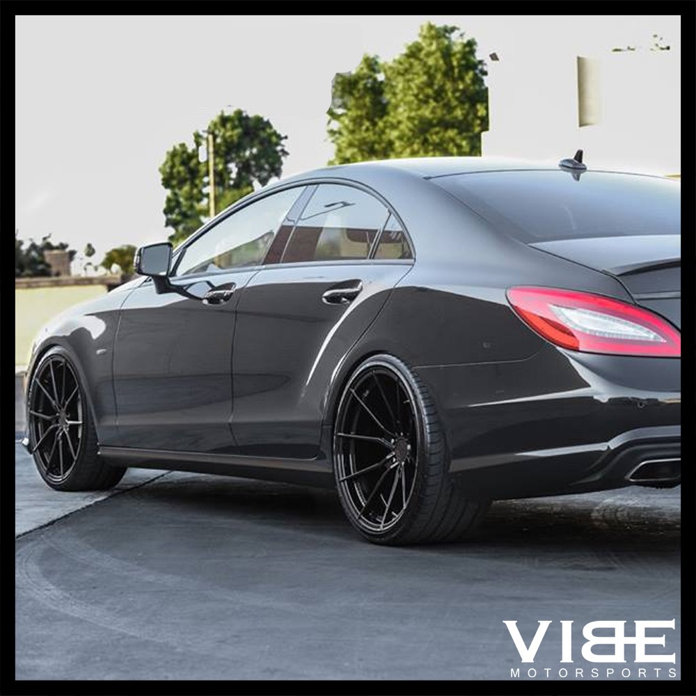 20" VERTINI RF1.2 GLOSS BLACK CONCAVE WHEELS RIMS FITS MASERATI QUATTROPORTE