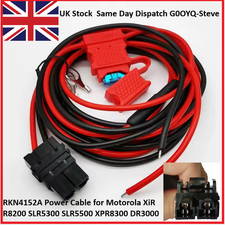 RKN4152A Power Cable for Motorola XiR R8200 SLR5300 SLR5500 SLR5700 SLR8000
