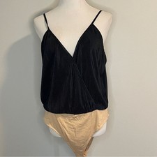 WAYF Black Bodysuit Tank Size XL