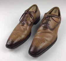Magnanni Brogue Cap Toe Shoes Men’s 14 M Brown