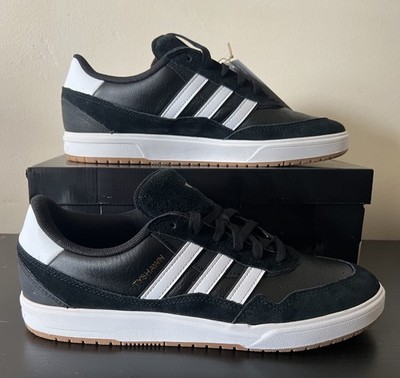 adidas Tyshawn II Skate Sneakers JI0846 Core Black/White/Gum Men s Size 10 BNIB