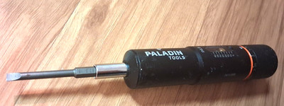 Paladin Tools Precision Torque Screwdriver Nut Driver 1/4'' 5-40 In/Lbs - TESTED