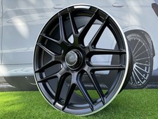 4X R21" 5x112 Mercedes Benz AMG Style Schwarz 9J ET30 Alufelgen 4 Stk