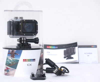 Activeon CX Action Camera Video Sports Waterproof 1080p FHD Adhesive Tested GWO