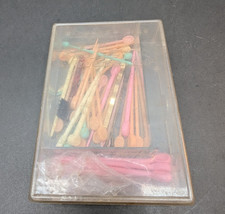 Vintage LOT OF Plastic picks for brush hair rollers Multicolor