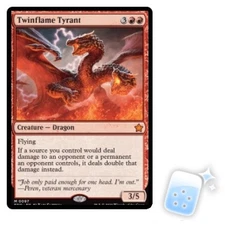 TWINFLAME TYRANT Foundations FDN Magic MTG MINT CARD