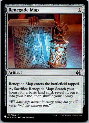 Renegade Map The List Reprints NM Normal