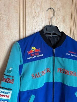 RED BULL SAUBER PETRONAS 90s F1 FORMULA BOMBER JACKET VINTAGE KIDS