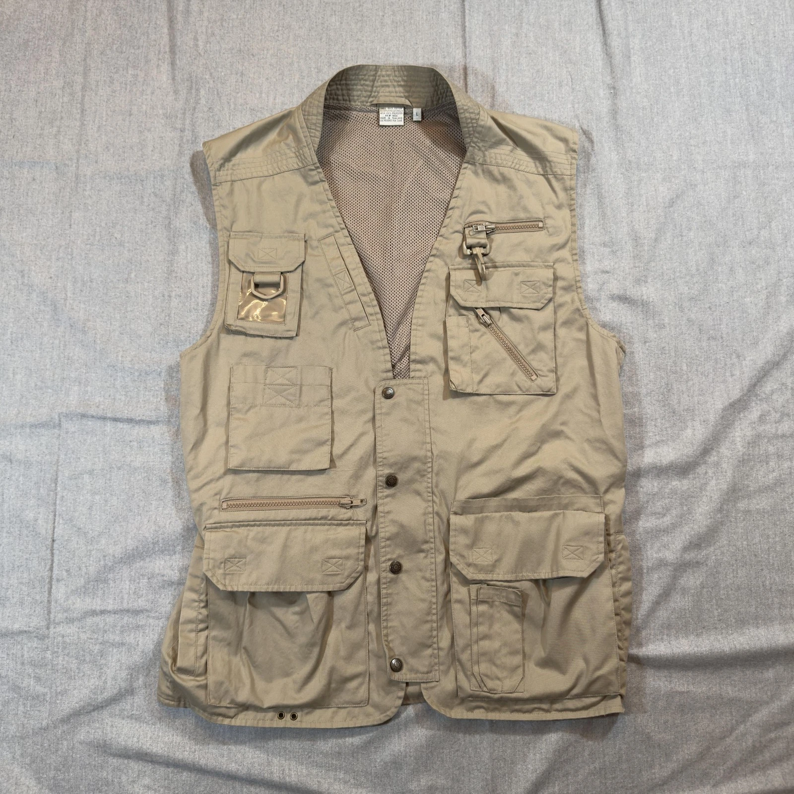 Kodak Photography Vest Mens Large Multi Pocket Utility Outdoors Attacapannu