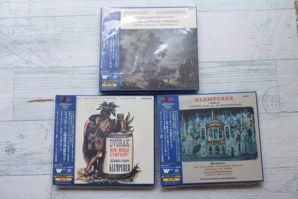 Otto Klemperer CD 3 titles Set Japanese Edition CD Lot 3 Obi
