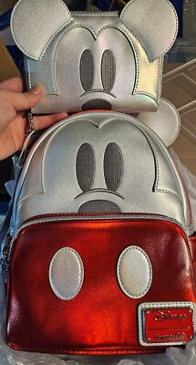 Disney 100 Platinum Mickey Mouse Cosplay Loungefly Mini  display picture 2